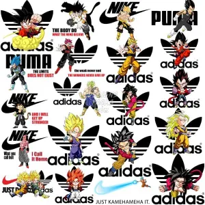 19 Dragon Ball Brands Designs Bundle PNG PDF