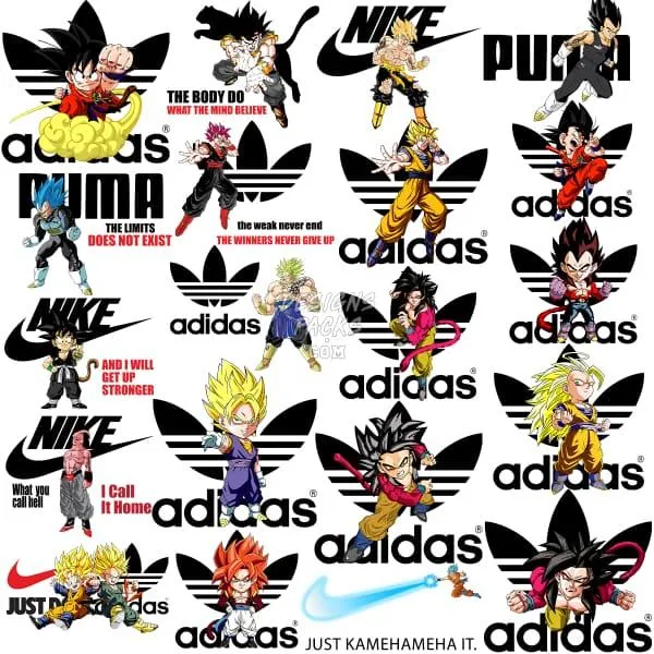 19 Dragon Ball Brands Designs Bundle PNG PDF