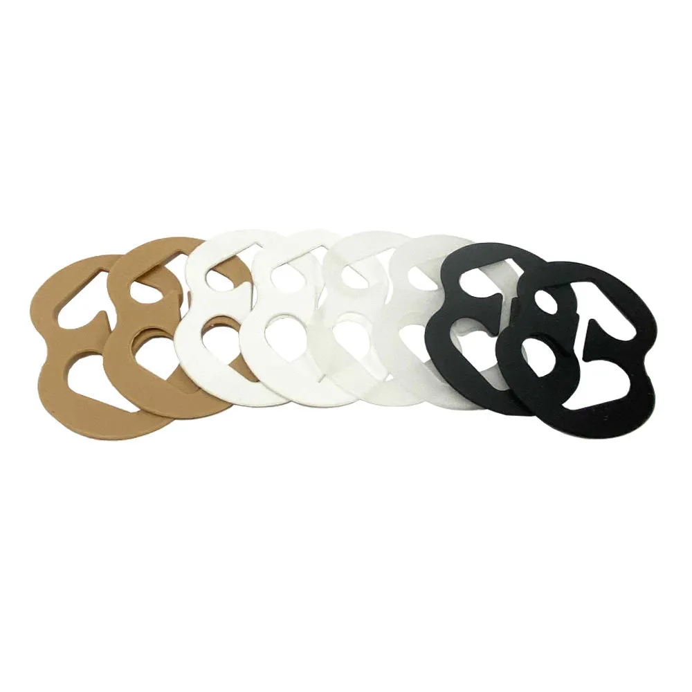 8 Pack Bra Strap Clips Back Anti-Slip Bra Straps Holder Buckles Cleavage Control