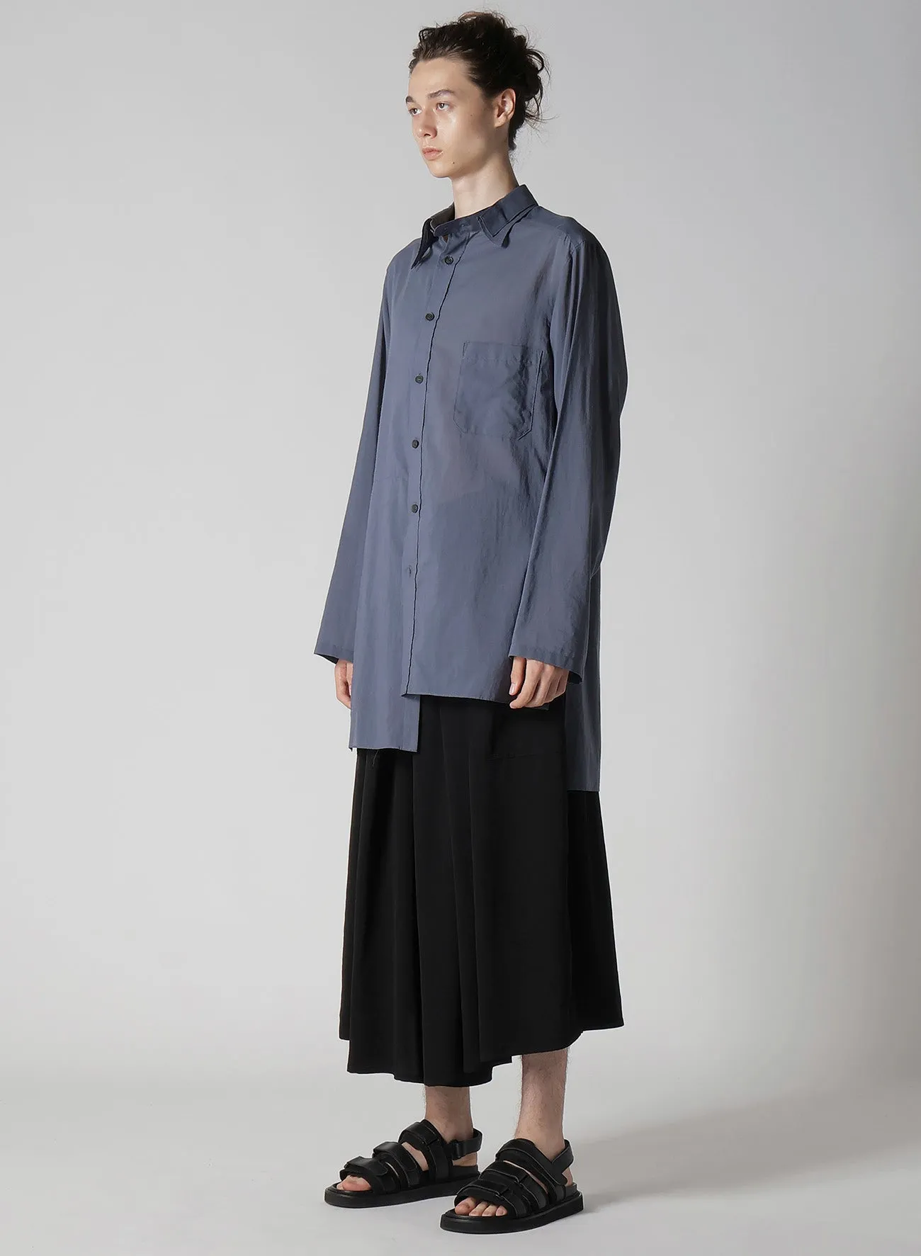 80C/S LOAN DOUBLE LAYER ASYMMETRY BLOUSE