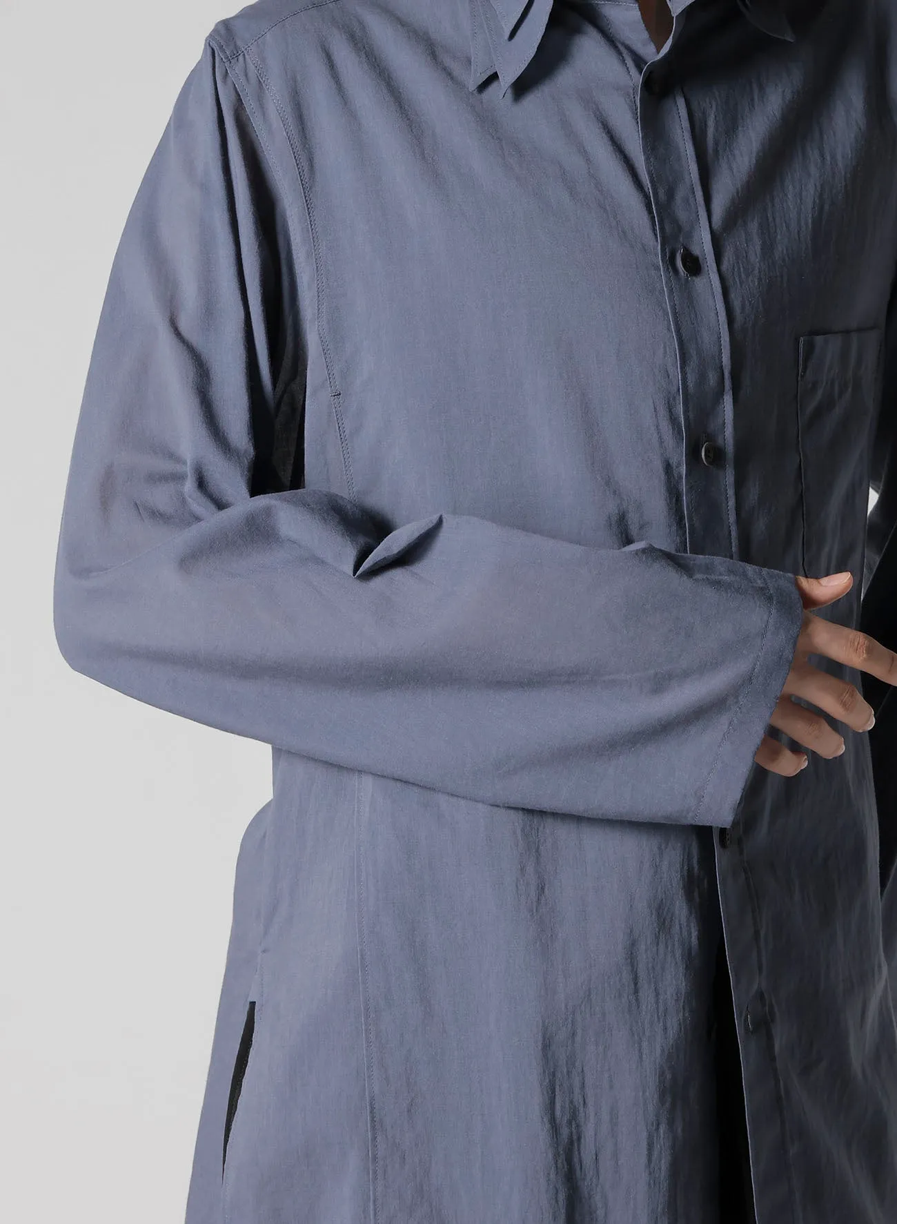 80C/S LOAN DOUBLE LAYER ASYMMETRY BLOUSE