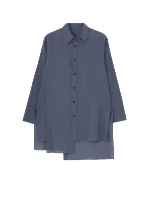 80C/S LOAN DOUBLE LAYER ASYMMETRY BLOUSE