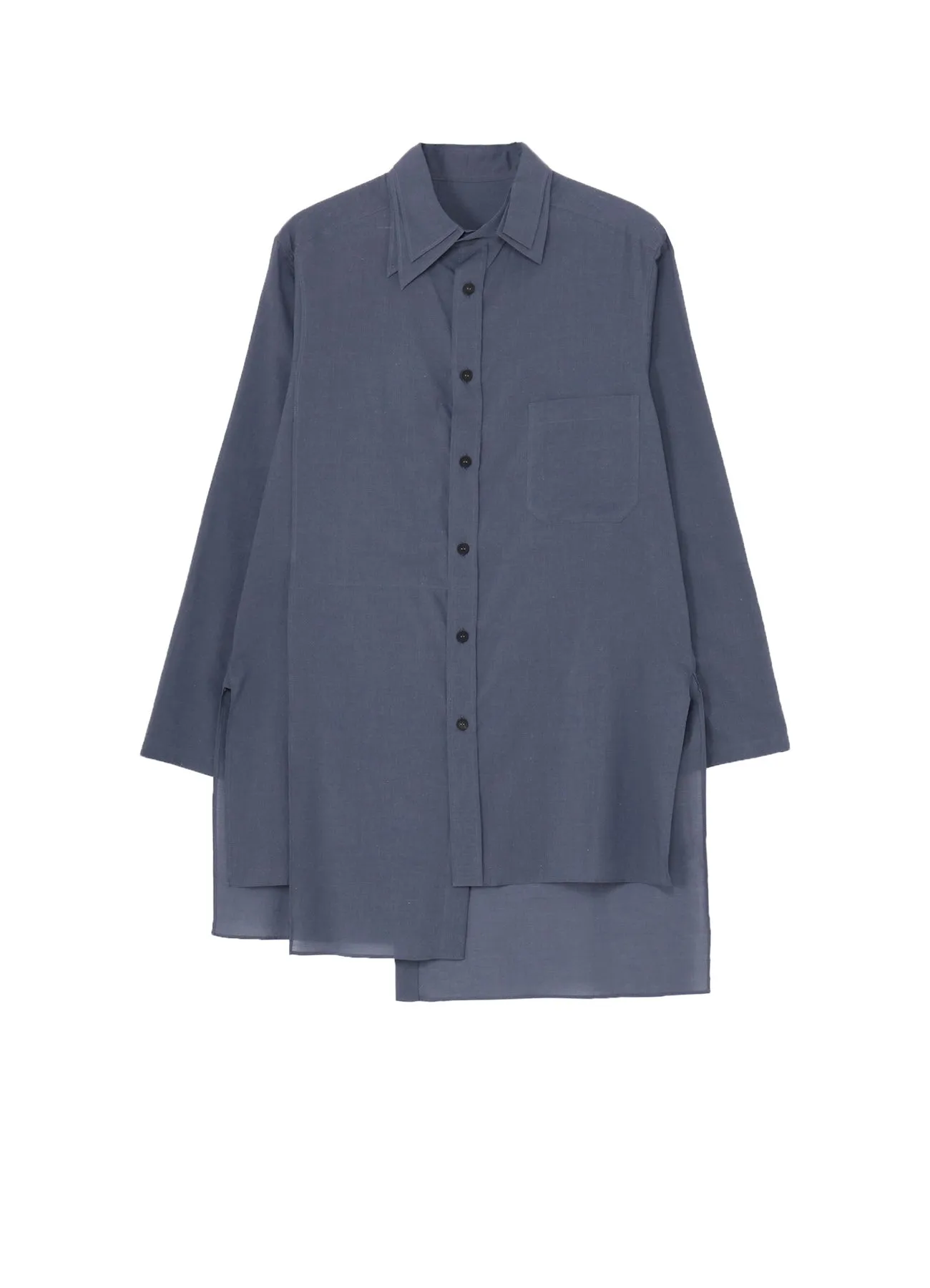 80C/S LOAN DOUBLE LAYER ASYMMETRY BLOUSE