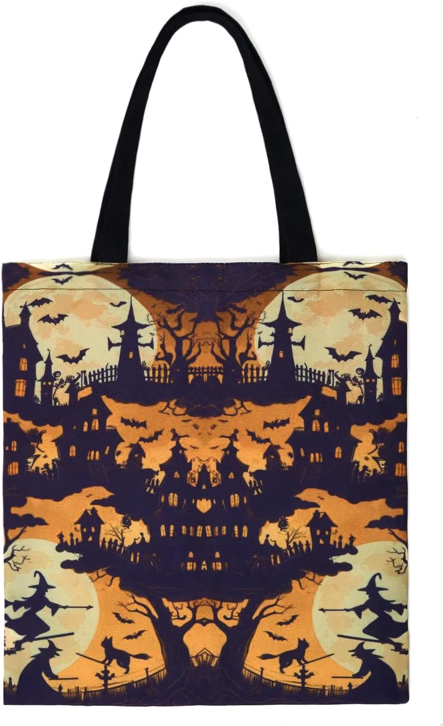 Aesthetic Canvas Tote Bag with Inner Pocket, Reusable Grocery Shopping Bags Shoulder Bag Cotton Tote for Flowers
