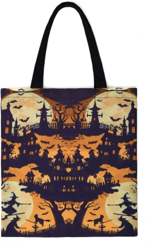 Aesthetic Canvas Tote Bag with Inner Pocket, Reusable Grocery Shopping Bags Shoulder Bag Cotton Tote for Flowers
