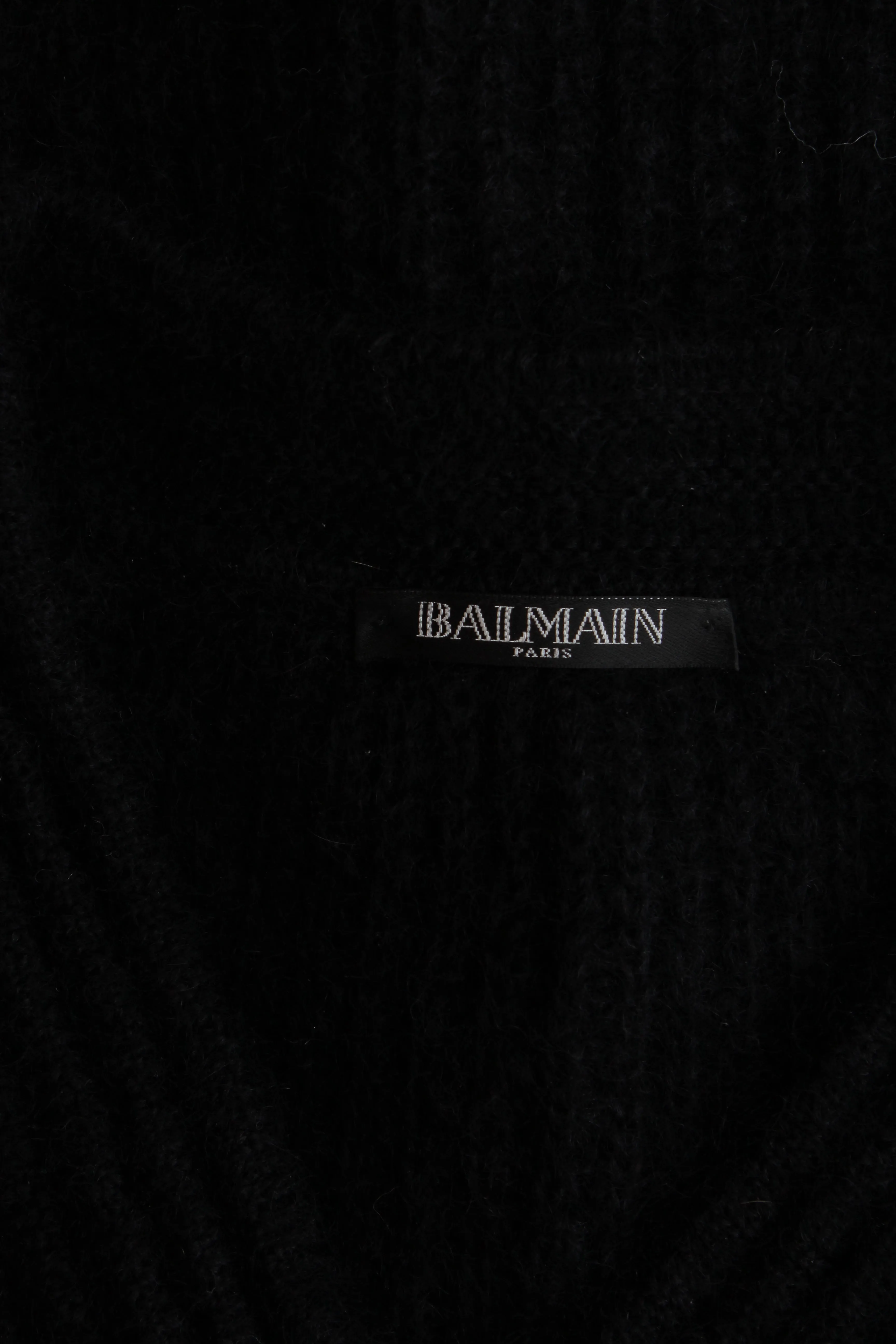 Balmain Mohair-Blend Knit Sweater
