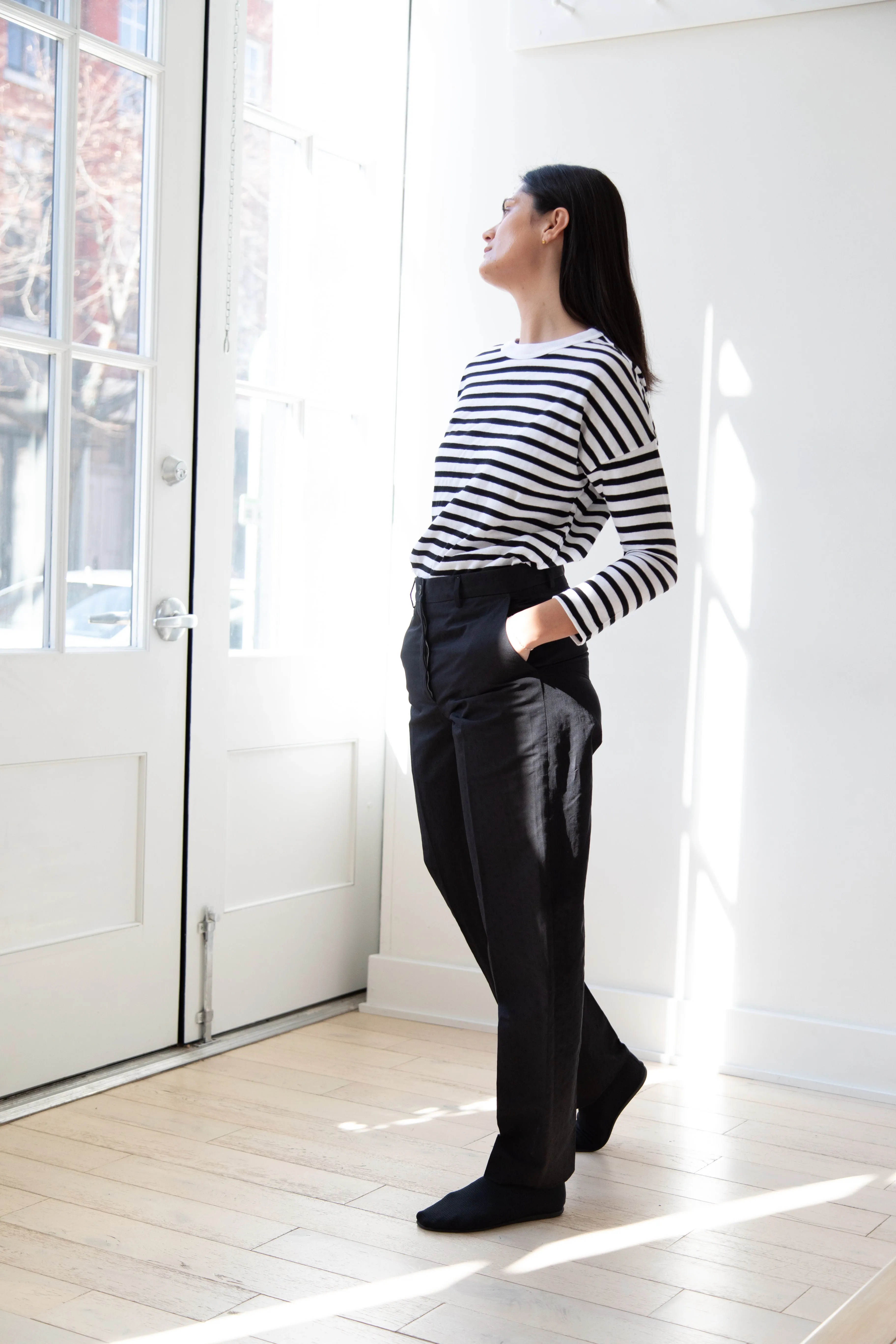 Bergfabel | Maria Pants in Black Secret Dots
