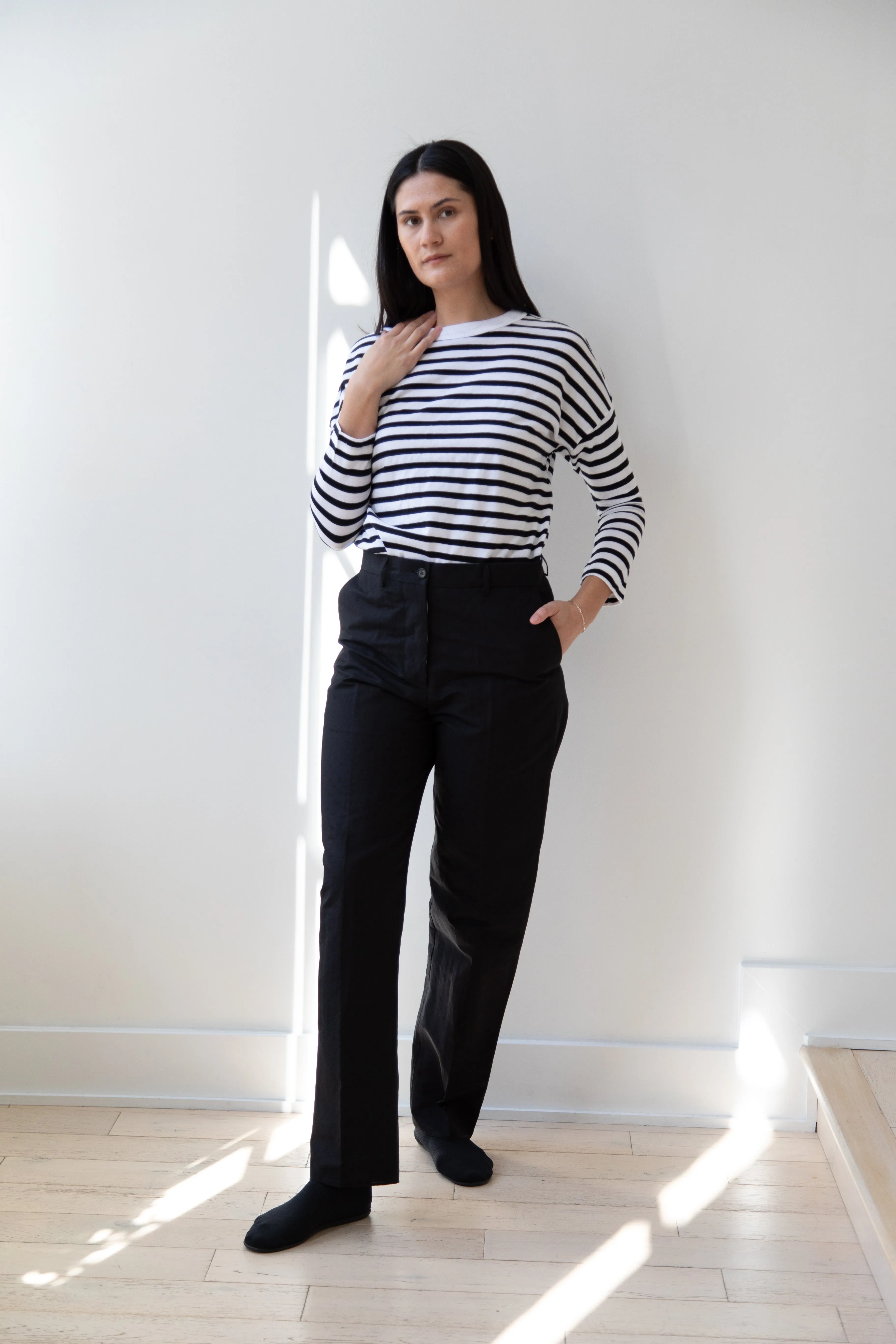 Bergfabel | Maria Pants in Black Secret Dots