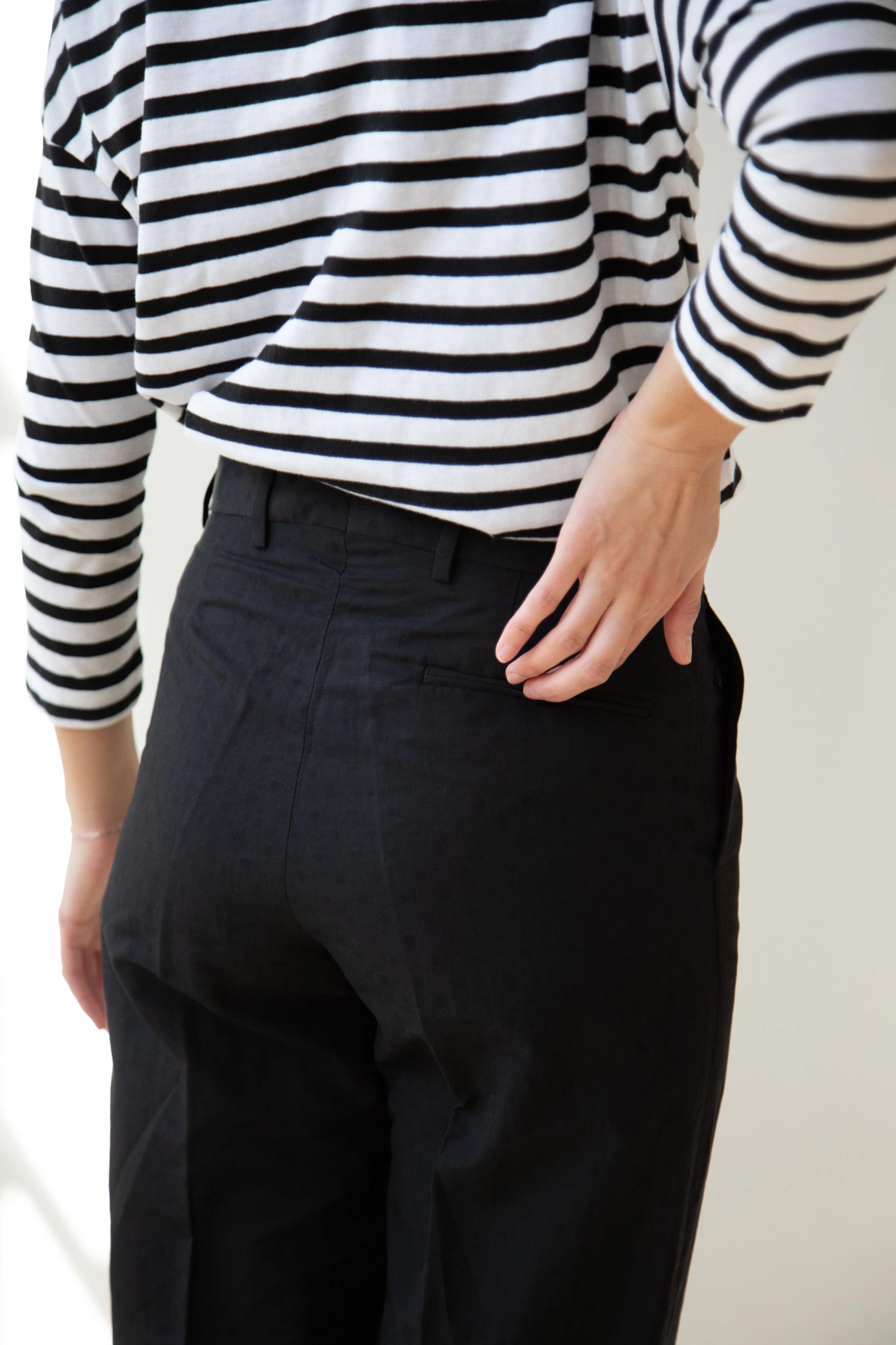 Bergfabel | Maria Pants in Black Secret Dots