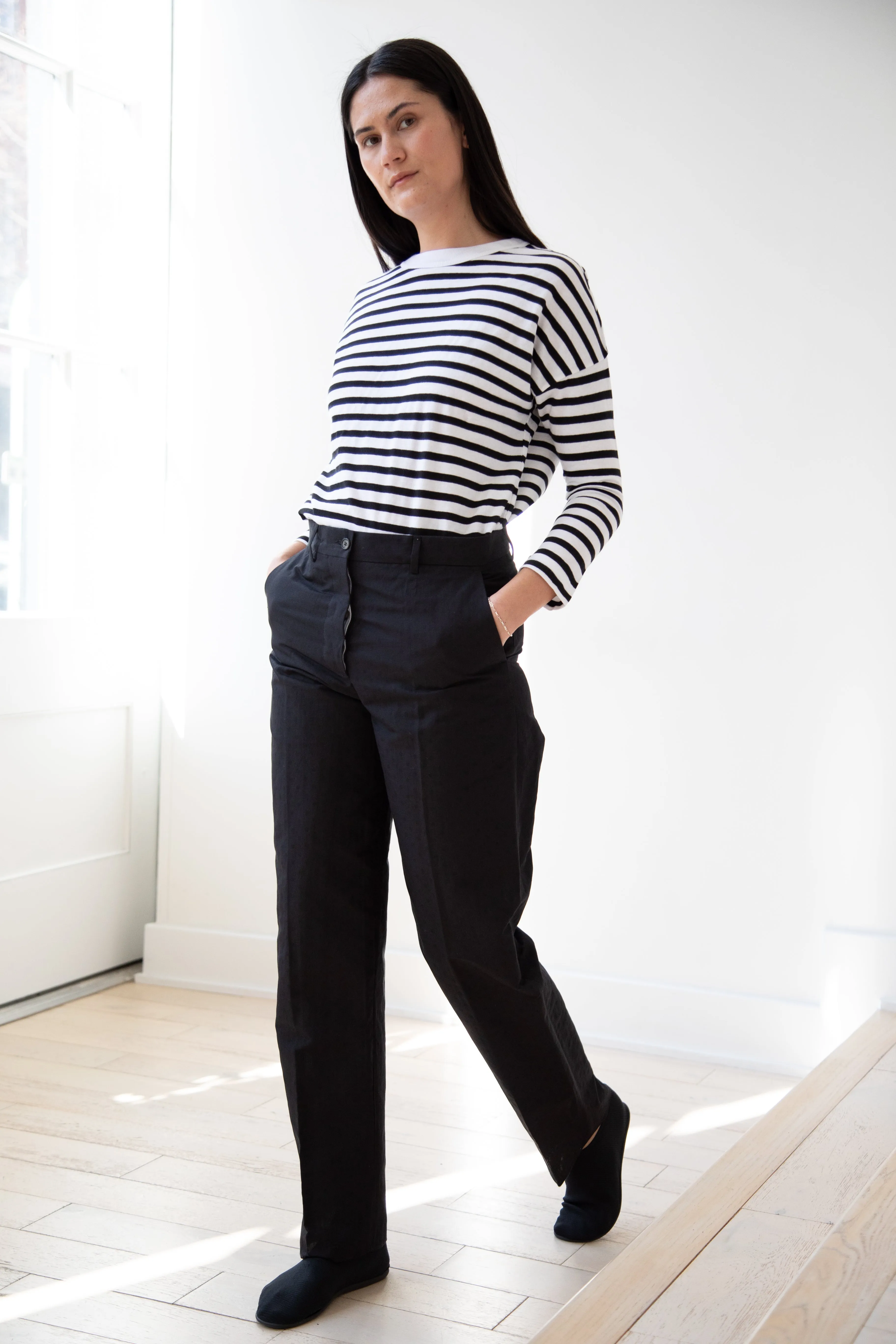 Bergfabel | Maria Pants in Black Secret Dots