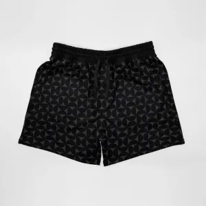 Black Contour Men's Casual Athletic Shorts