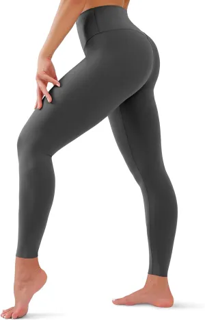Blisset High Waist Leggings for Women - Opaque, Soft Tummy Control Athletic Pants for Yoga, Running, Workout and Gym