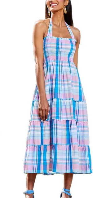 Boho Tie Shoulder Dress Women Y2k Floral Print Long Flowy Spaghetti Strap Maxi Dress Vacation Beach Long Sun Dress