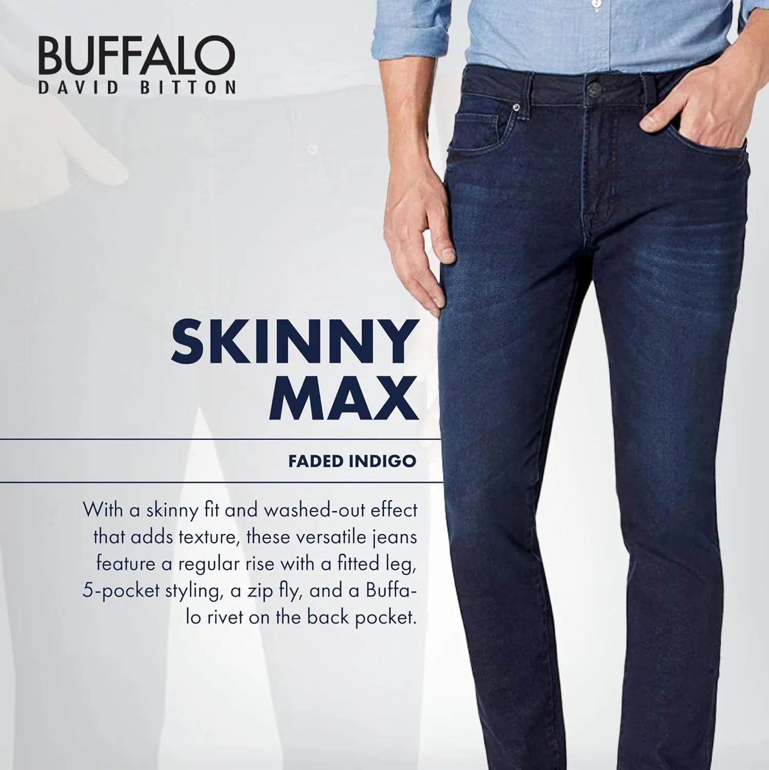 Buffalo David Bitton Men's Skinny Max Jeans