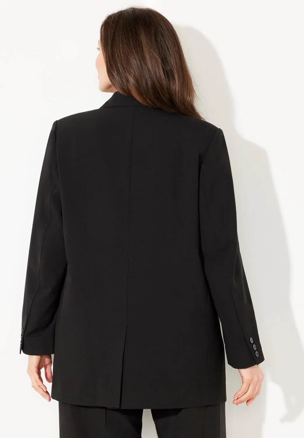 Catherines Women's Plus Size Right Fit; Curvy Blazer