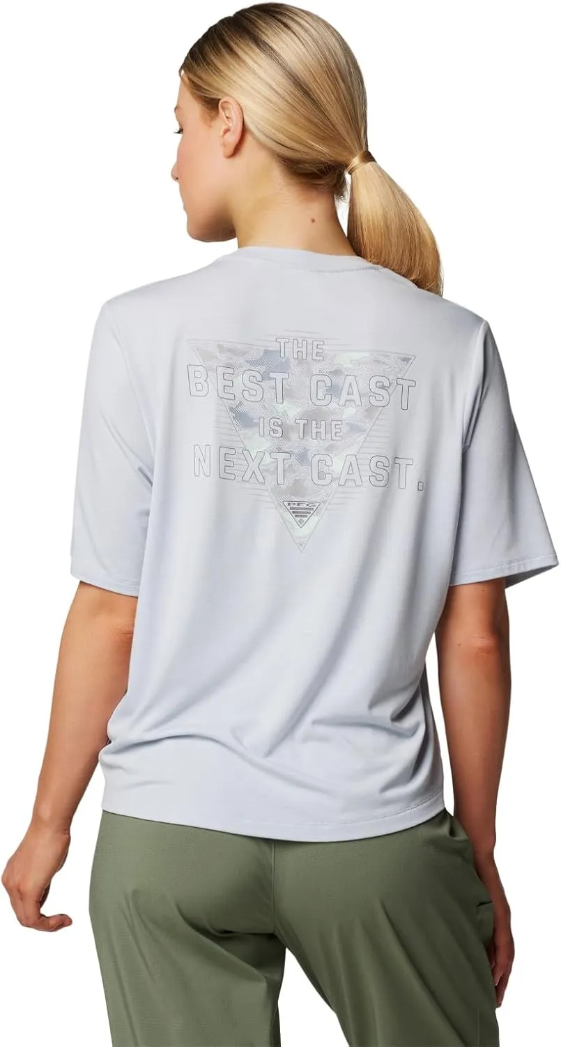 Columbia Women's Standard PFG Uncharted Tech Tee Short Sleeve