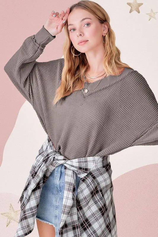 Cozier Than Ever Oversized Top