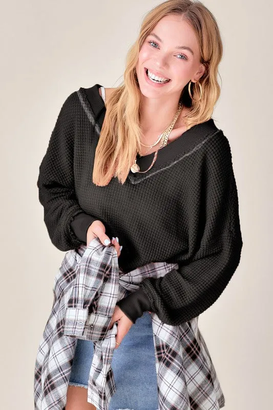Cozier Than Ever Oversized Top
