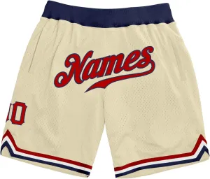 Custom Hawaii Rib-Knit Basketball Short Stitched Name and Number Printed Pattern Dry-Fit Sport Active Athletic Shorts
