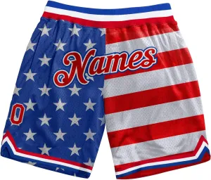 Custom Hawaii Rib-Knit Basketball Short Stitched Name and Number Printed Pattern Dry-Fit Sport Active Athletic Shorts