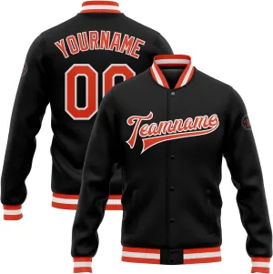 Custom Men Women Youth Varsity Jacket Cotton Blend Personalized Baseball Letterman Jacket Bomber Coat Stitched Name Number