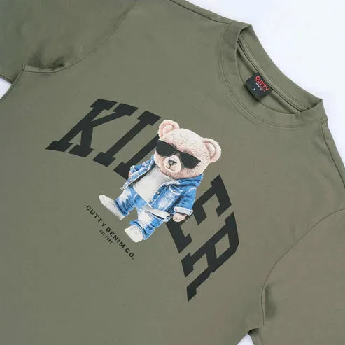 Cutty Baloo Teddy Mochino T-Shirt Olive