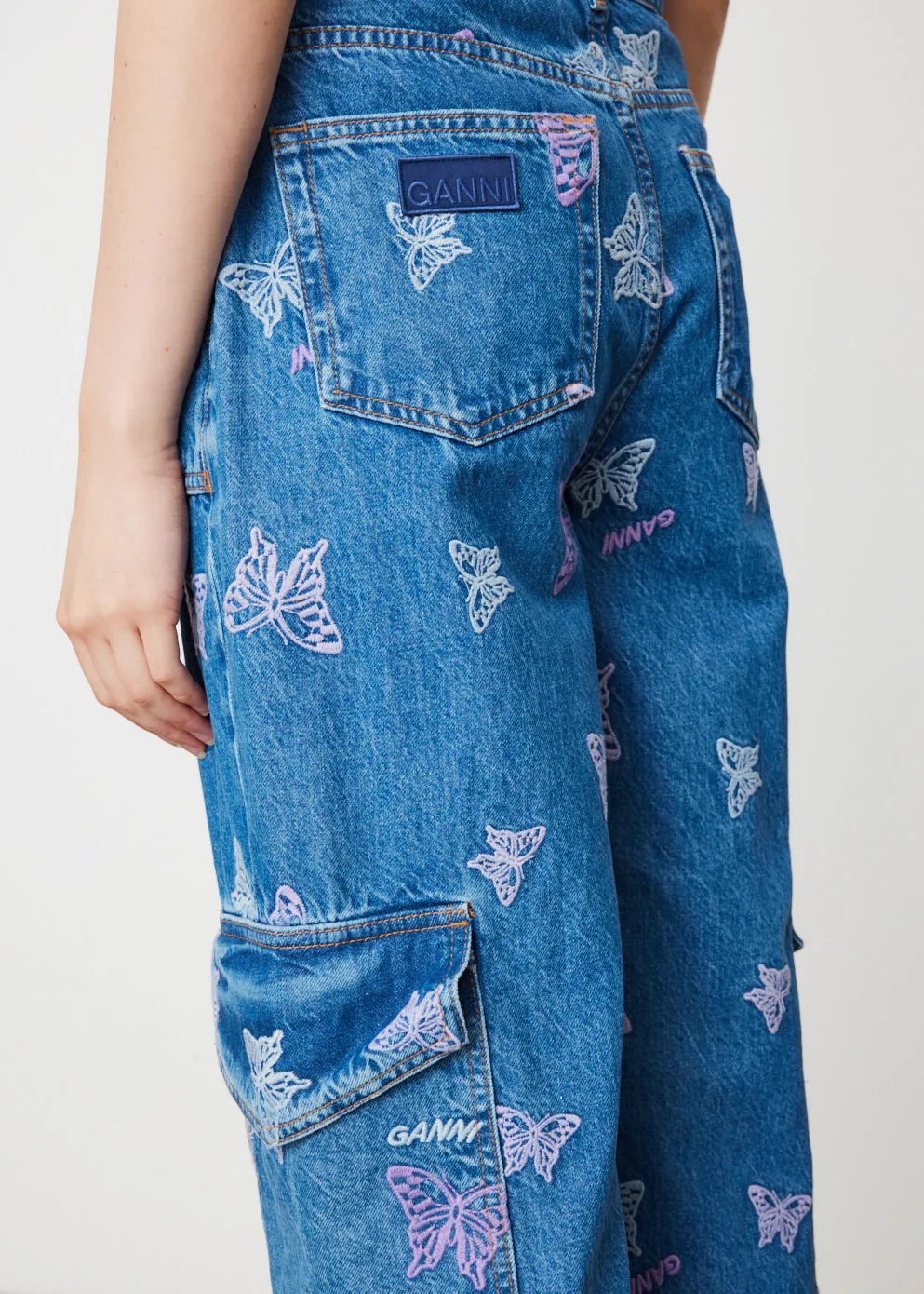 Embroidery Denim Angi Jeans