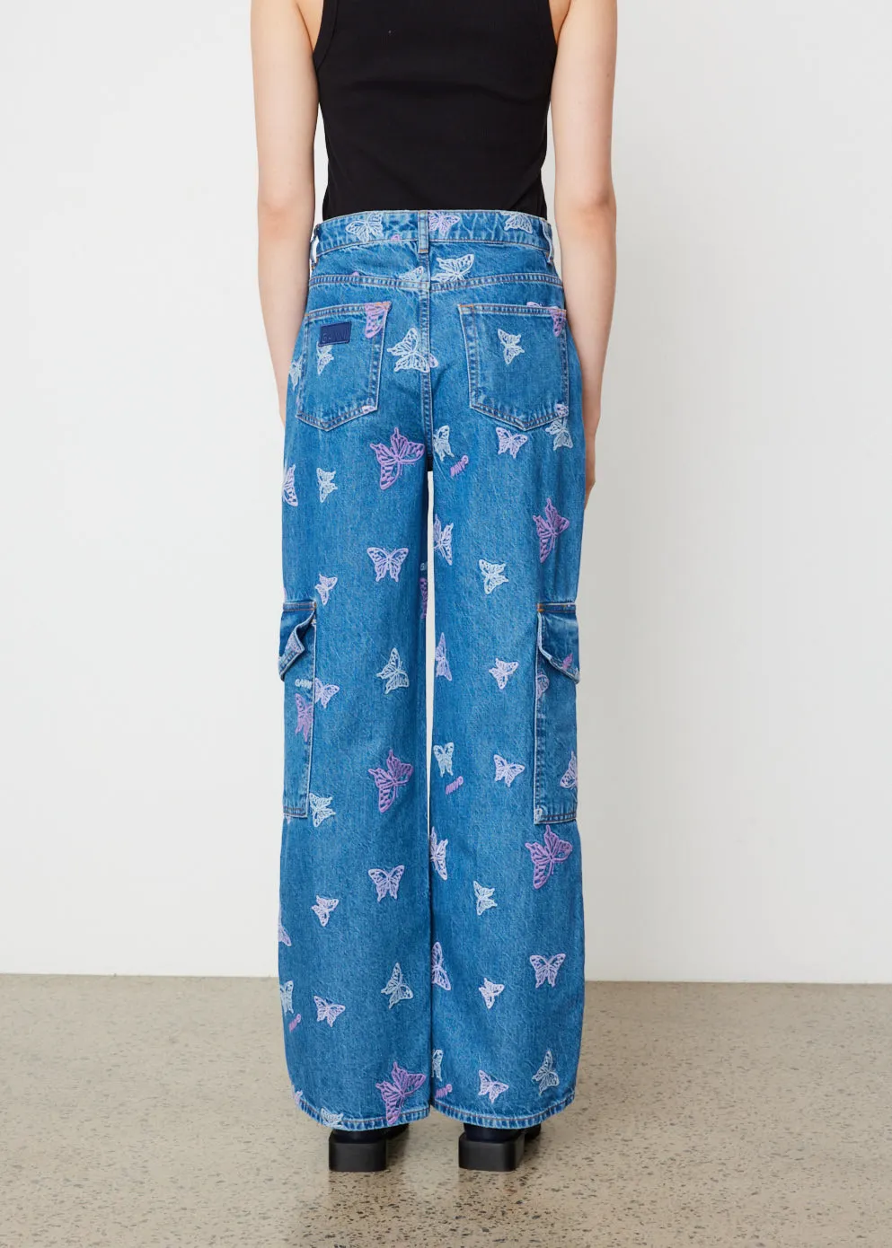 Embroidery Denim Angi Jeans