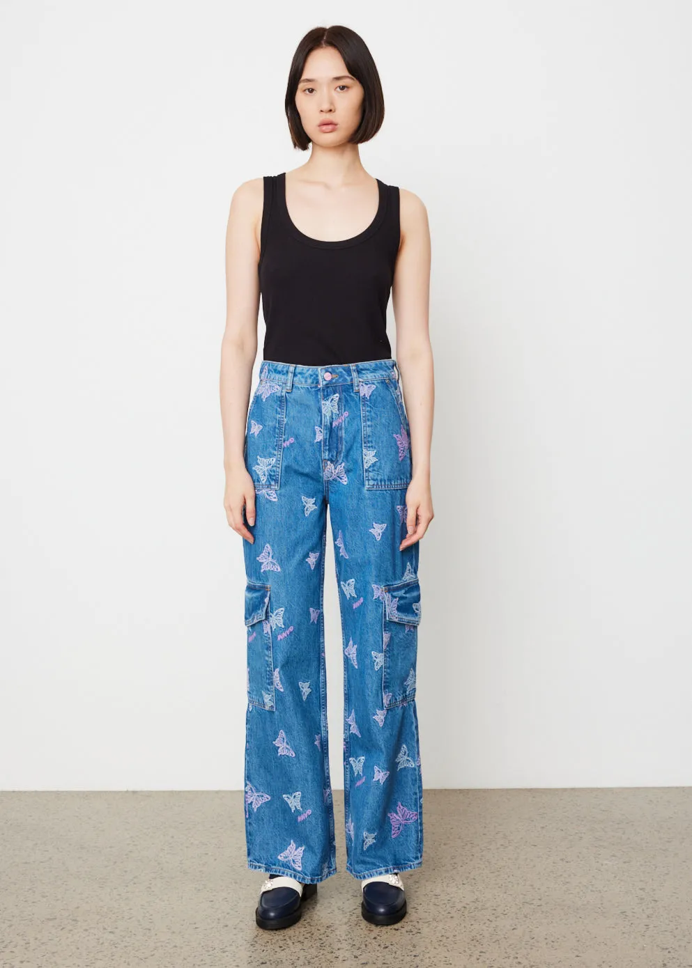 Embroidery Denim Angi Jeans