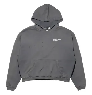 Enfants Riches Dprims Thermal Lined Distressed Logo Hoodie