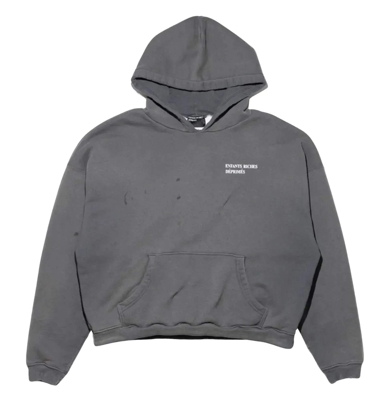 Enfants Riches Dprims Thermal Lined Distressed Logo Hoodie