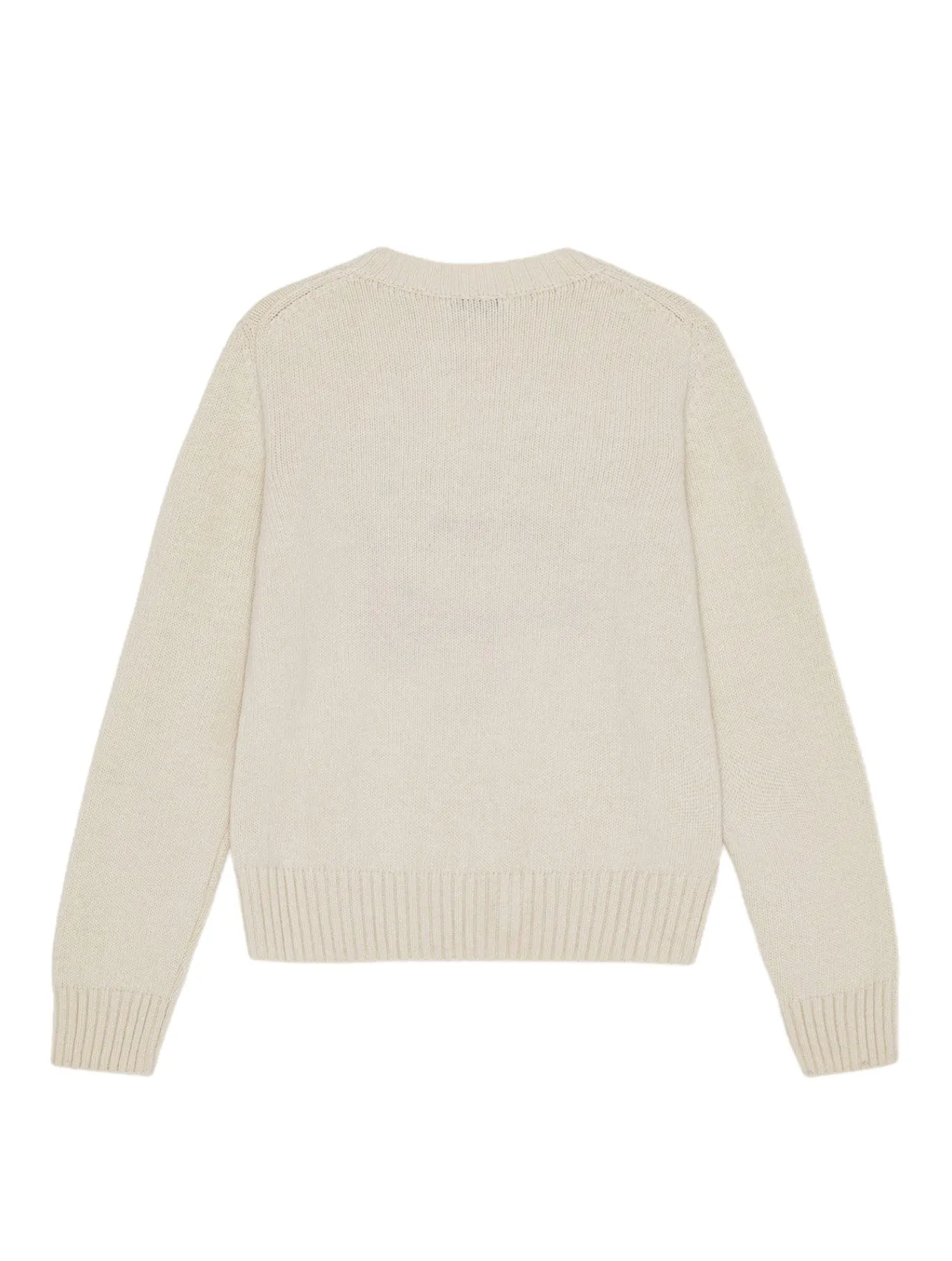 Ganni Graphic Soft Wool Mix O-Neck Knit