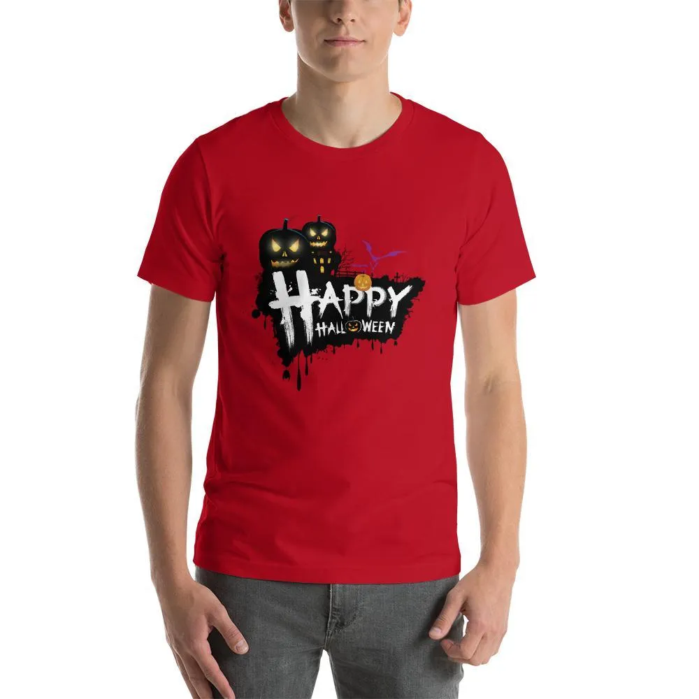 Happy Halloween round Neck T-Shirts