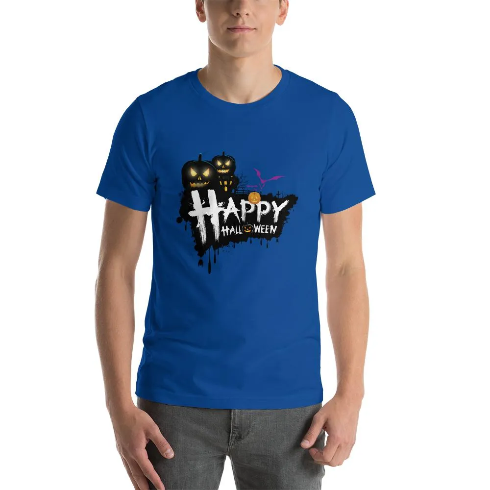 Happy Halloween round Neck T-Shirts