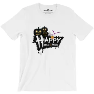 Happy Halloween round Neck T-Shirts