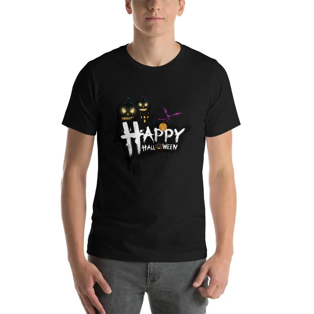 Happy Halloween round Neck T-Shirts