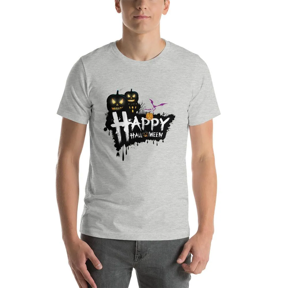 Happy Halloween round Neck T-Shirts