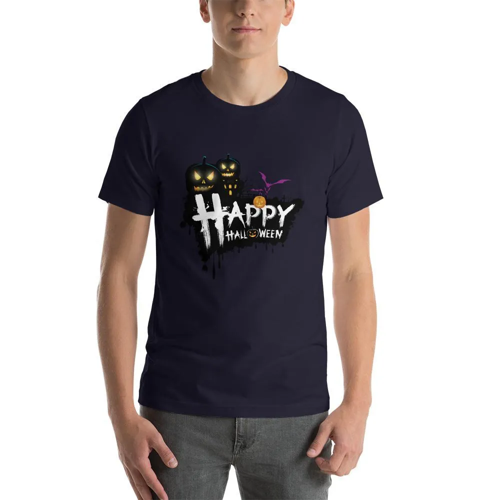 Happy Halloween round Neck T-Shirts