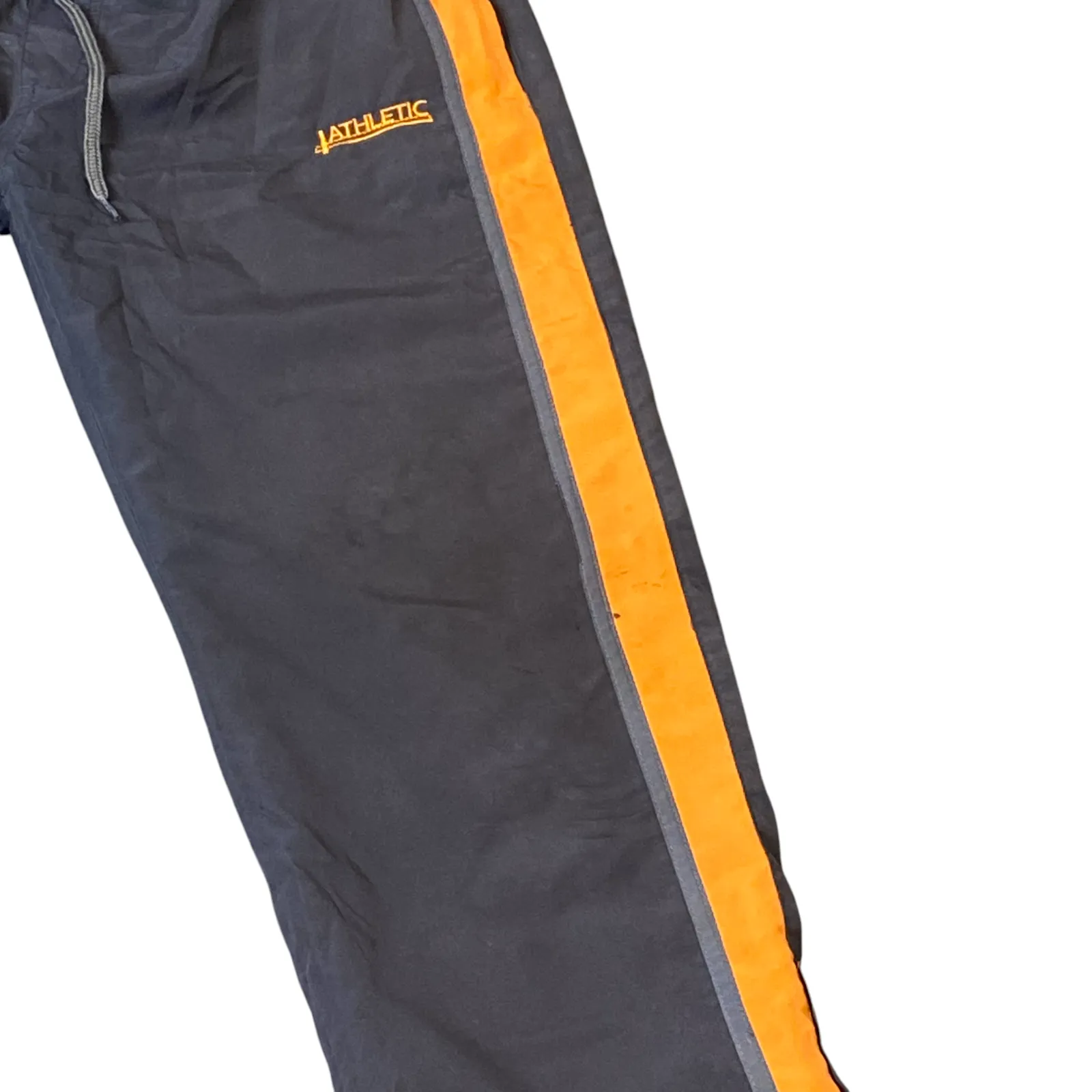 iAthletic Joggers Men L Black Thermal Lined Elastic Waist Drawstring Track Pants