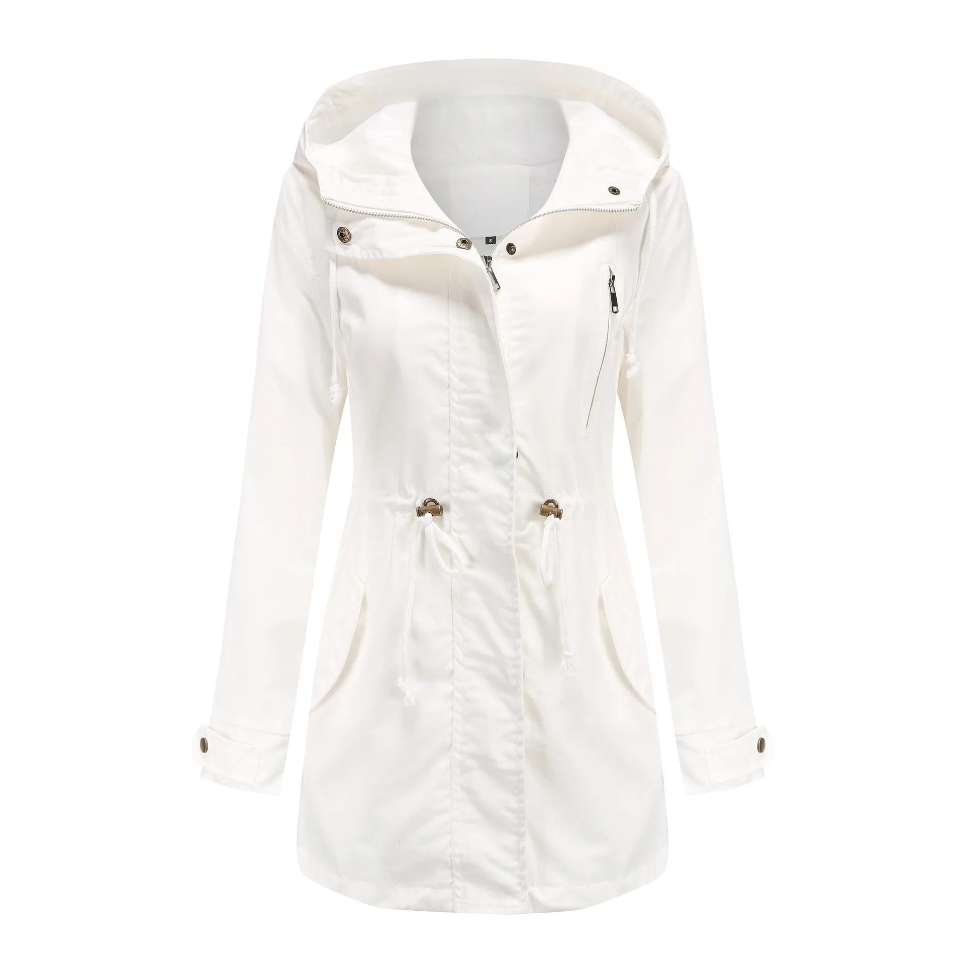 Innovative Women's Anorak Loose Solid Color Coats