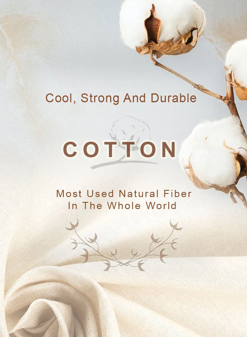 Italian Ivory Cotton Stretch Pants