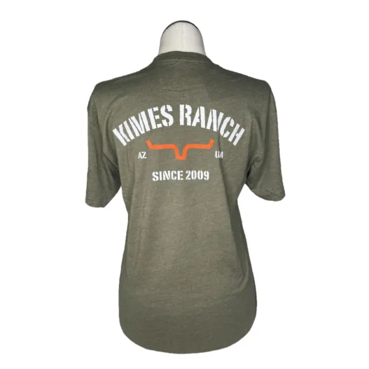 Kimes Ranch Men's Afton Military Green Graphic T-Shirt S24M12S394C115