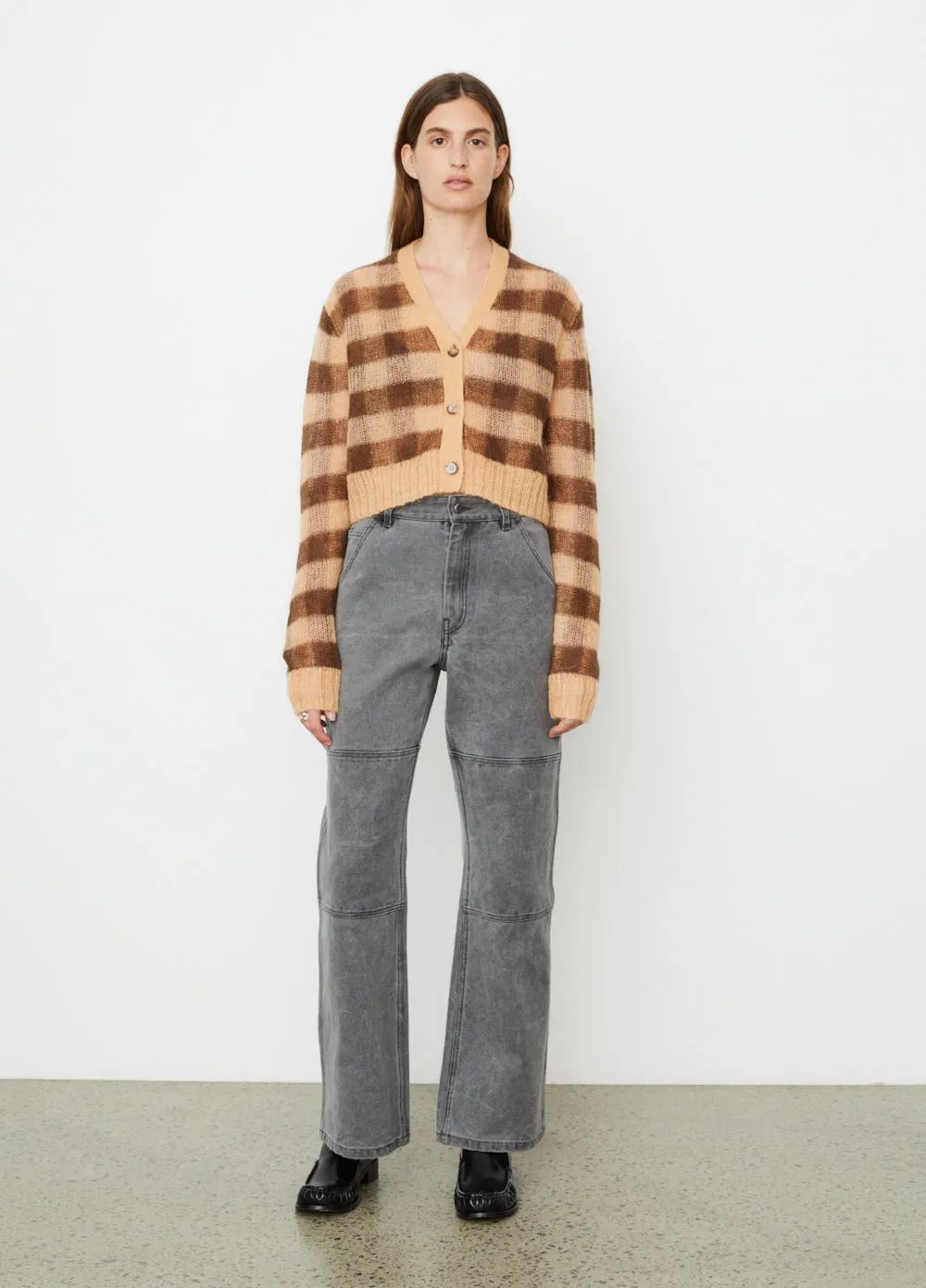 Kodilia Vichy Double Mohair Cardigan