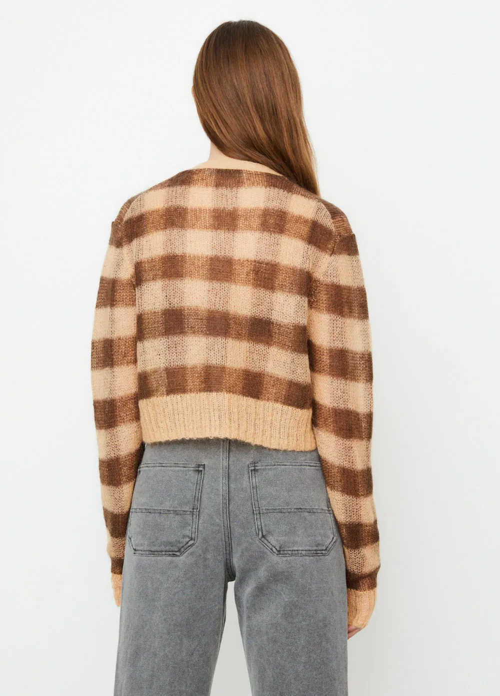 Kodilia Vichy Double Mohair Cardigan