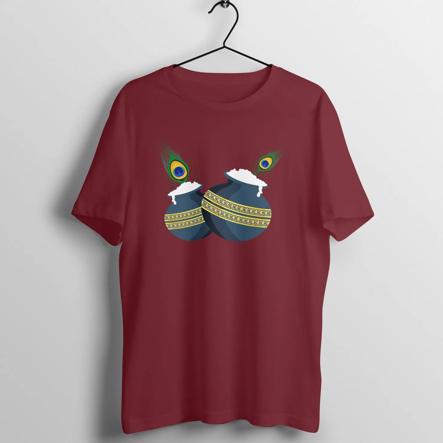 Krishna Makhan Handi Tshirt