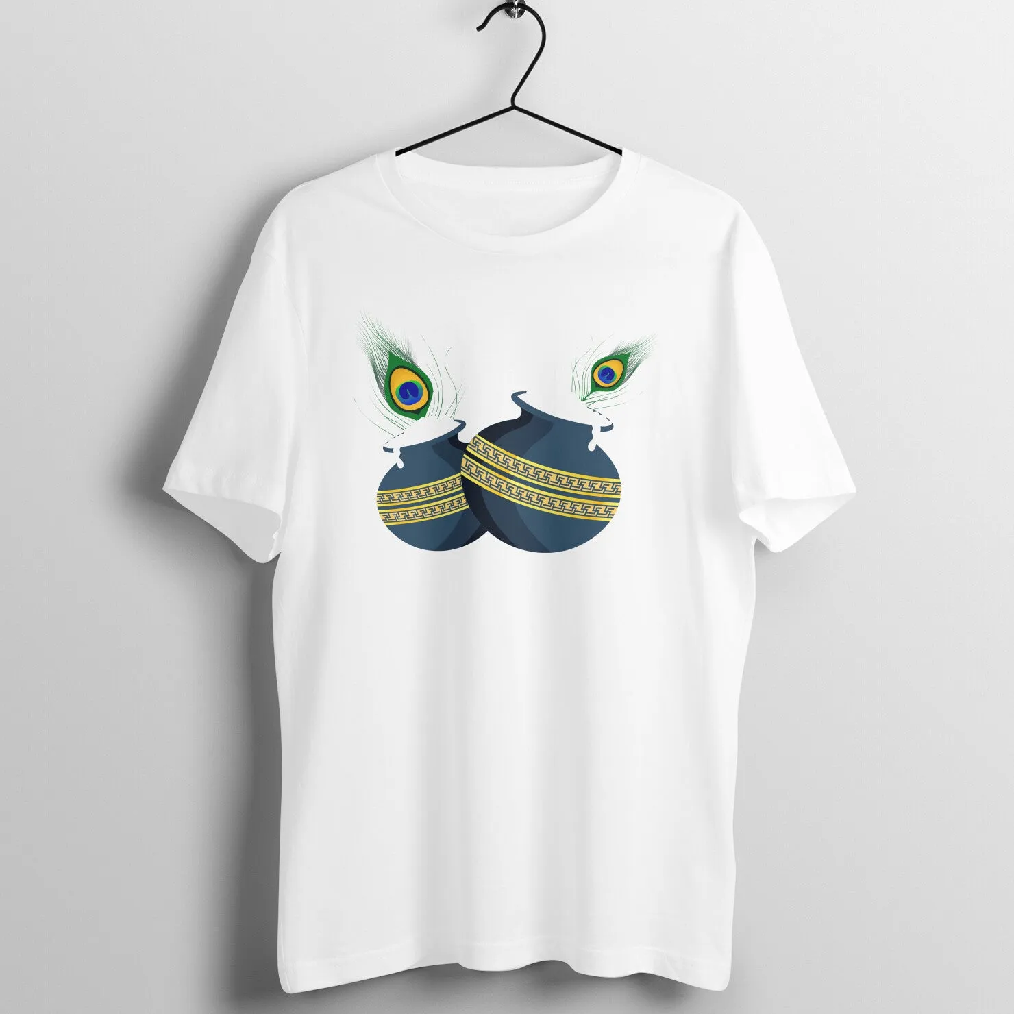 Krishna Makhan Handi Tshirt