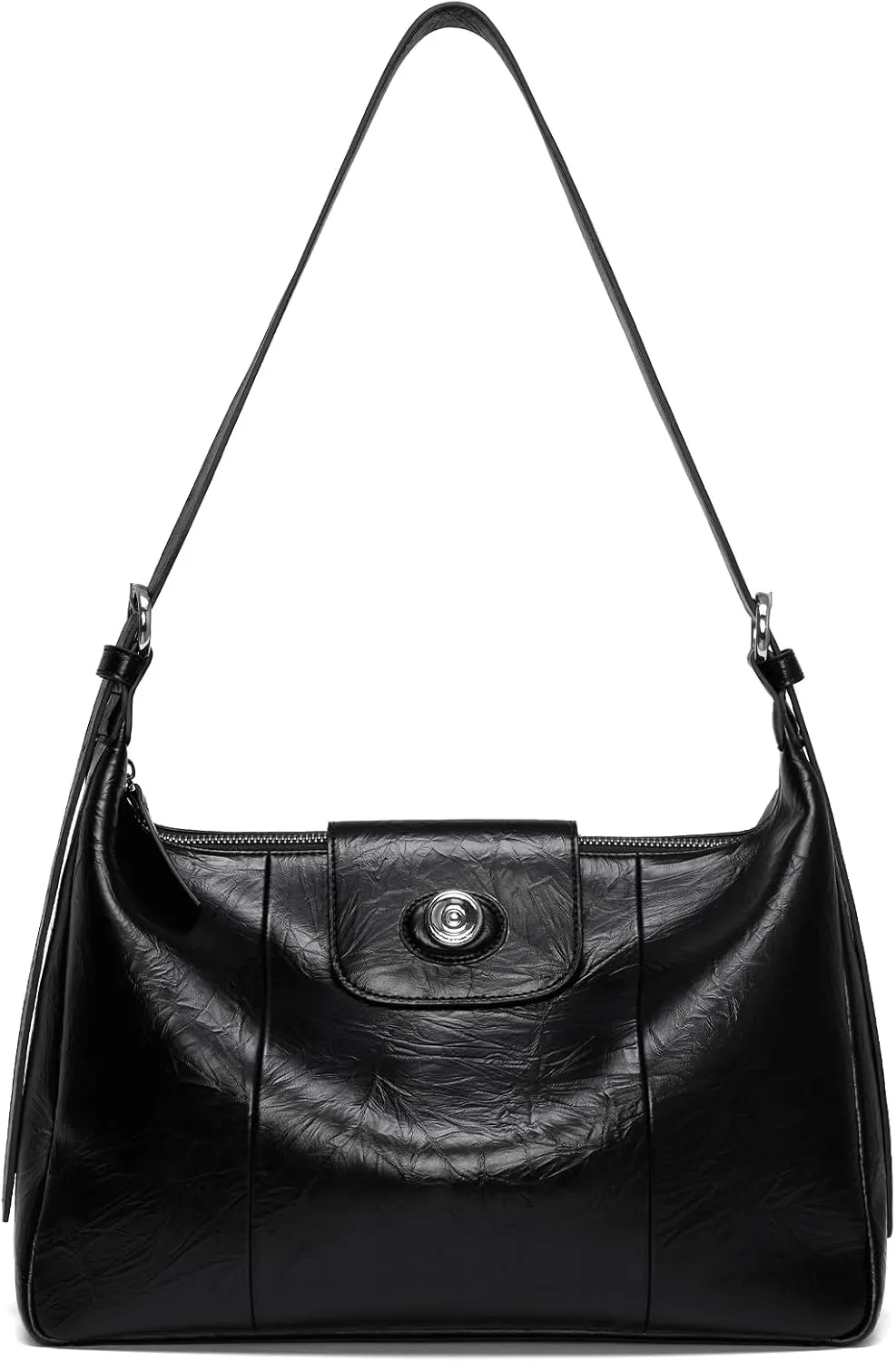 LA FESTIN Leather Purse Shoulder Bag for Women Large Capacity Crossbody Hobo Designer Tote with Adjustable Strap