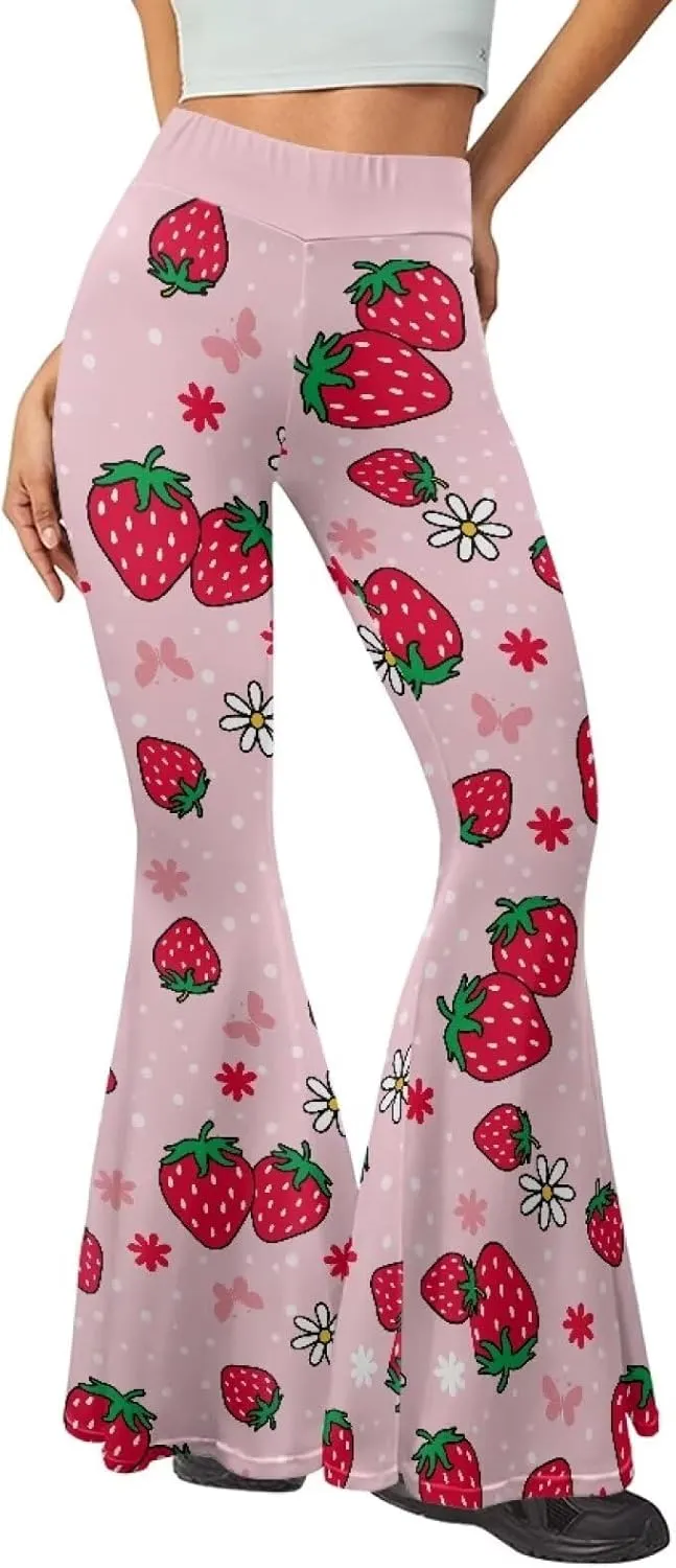 Ladies Womens Flare Leggings Flare Sweatpants Women Butt Lift