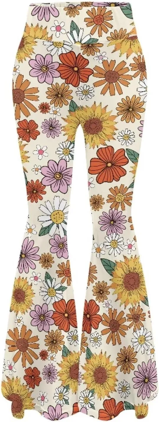 Ladies Womens Flare Leggings Flare Sweatpants Women Butt Lift