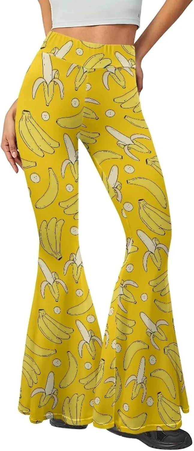Ladies Womens Flare Leggings Flare Sweatpants Women Butt Lift